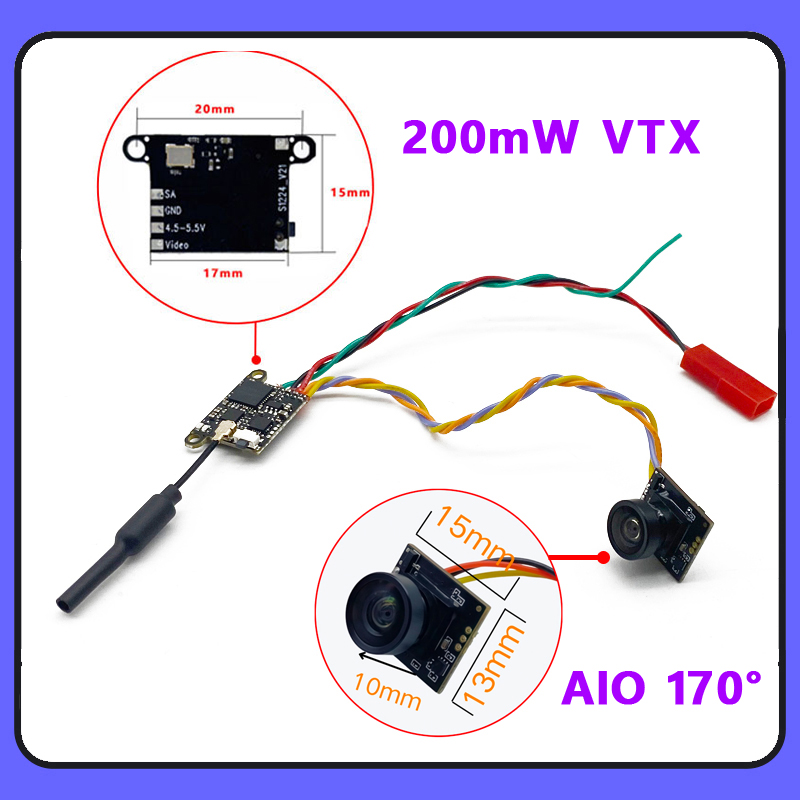 SLONWAKE 5.8G 1200TVL FPV Kame - Drone Transmitter incelemesi ve fiyatı